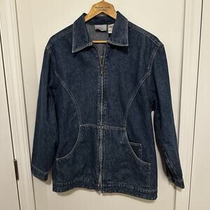 Womens Paul Harris Denim L/S Full Zip Denim Jacket Size Medium